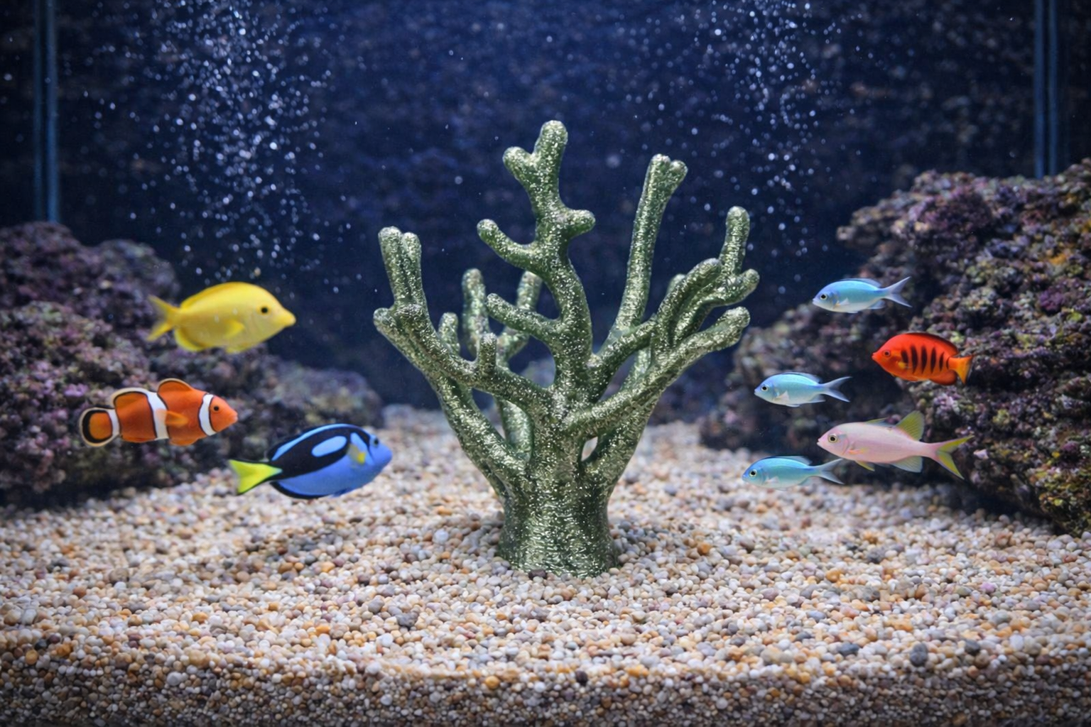 Aquarium Decoration - Custom underwater themed piece